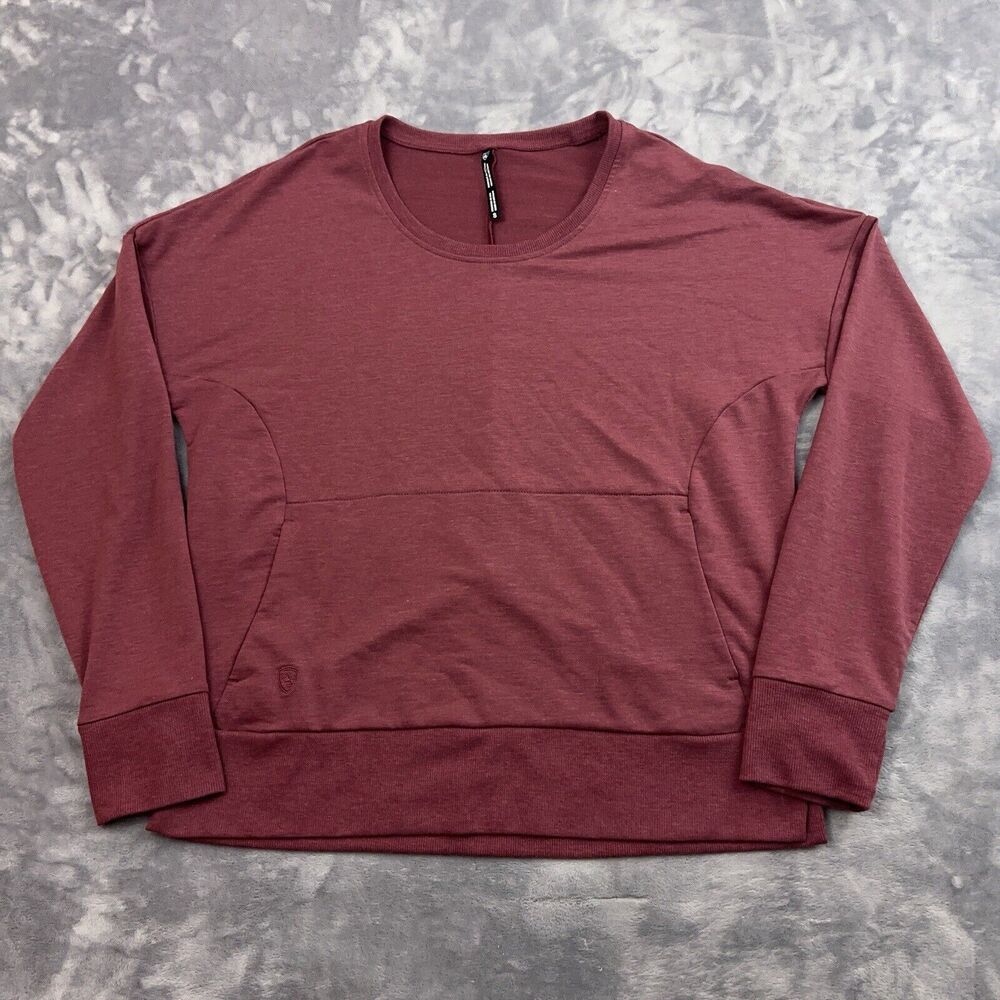 Kuhl KÜHL Rhea Sweater Women's Small Pink Pockets Thumbholes Hiking Camp Active